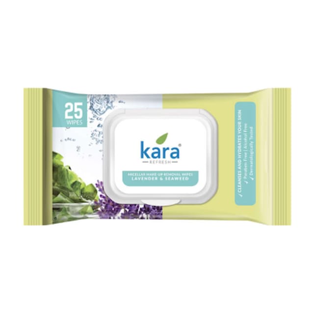 KARA LAV SW MAKE UP REMOVER WIPES - 25P