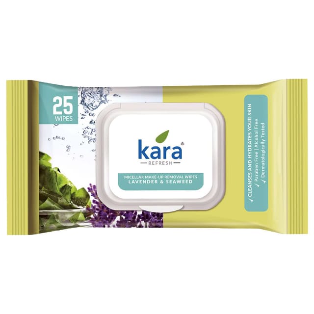 KARA LAV SW MAKE UP REMOVER WIPES - 25P