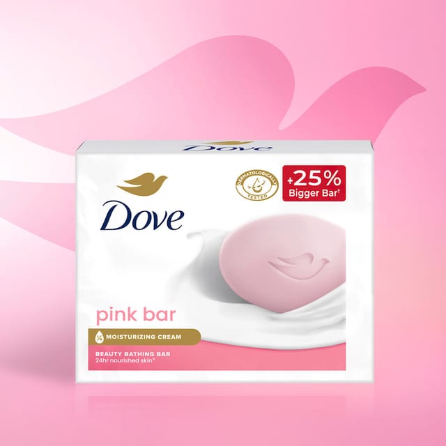 DOVE PINK BEAUTY BAR 125G*3