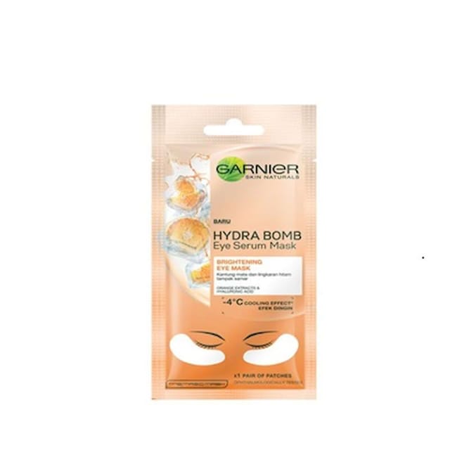 GARNIER HYDRA BOMB EYE SERUM MASK WITH ORANGE EXTRACTS & HYALURONIC ACID SERUM 6G