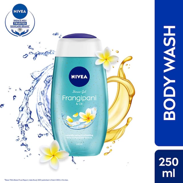 NIVEA FRANGIPANI & OIL SHOWER GEL 250ML