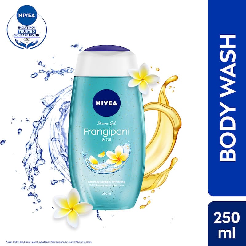 NIVEA FRANGIPANI & OIL SHOWER GEL 250ML