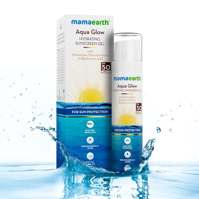 MAMA EARTH AQUA GLOW HYDRA SUNSCREEN GL50G