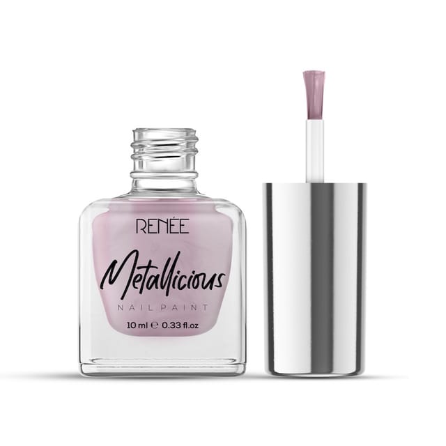 RENEE METALLICIOUS NAIL PAINT- LIGHT CHESTNUT 10ML