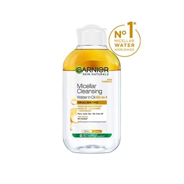 GARNIER SKIN NATURALS MICELLAR OIL-INFUSED CLEANSING WATER 125ML