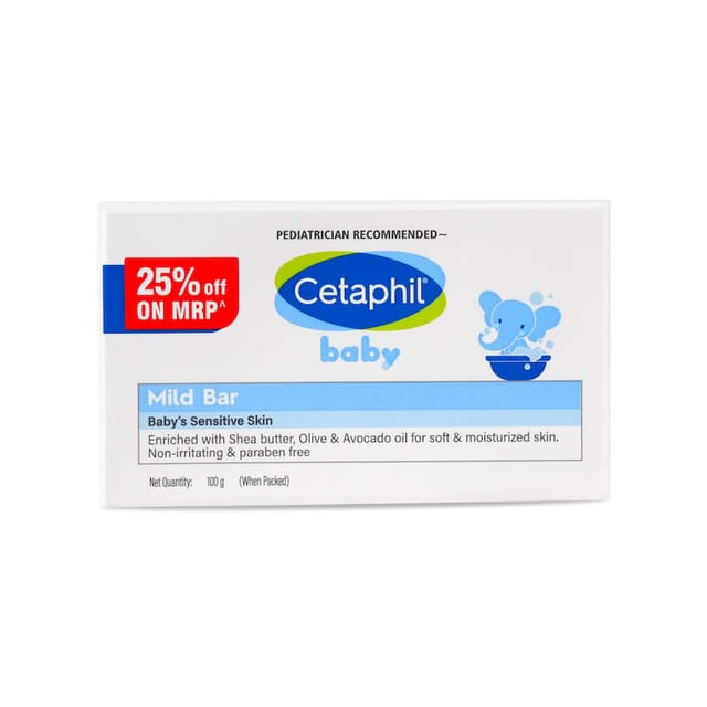 CETAPHIL MILD BABY BAR 100 GM