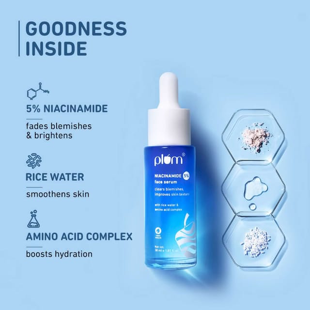 PLUM NIACINAMIDE 5% FACE SERUM 30ML