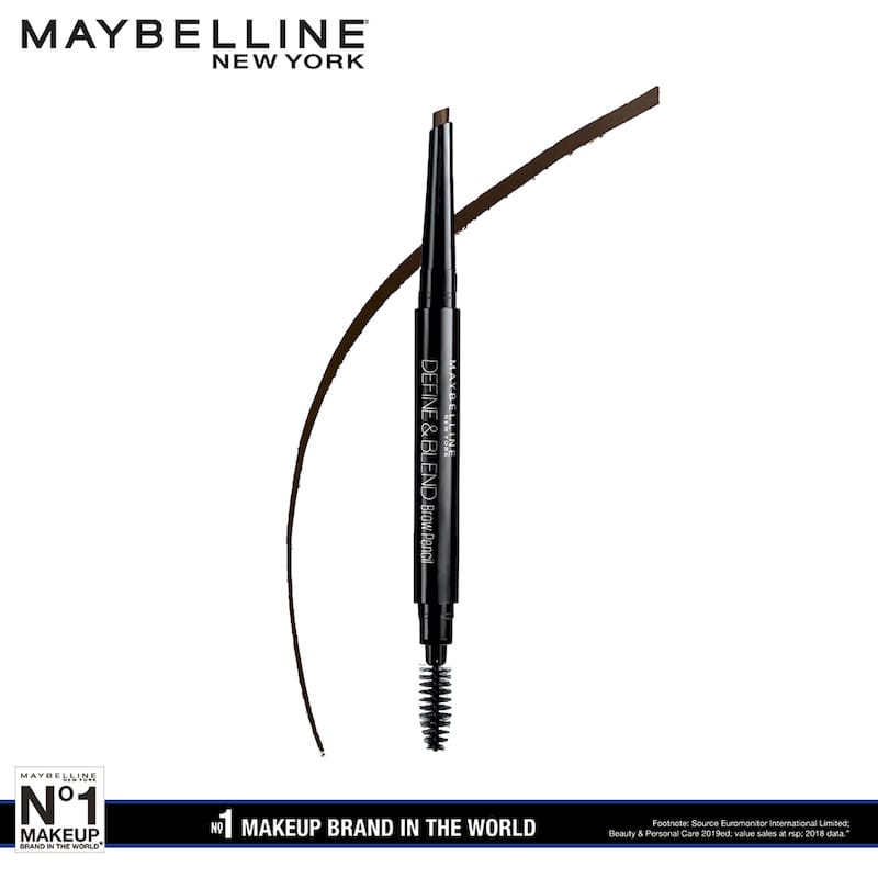 MAYBELLINE NEW YORK DEFINE & BLEND BROW PENCIL GREY BROWN BROW 0.16G