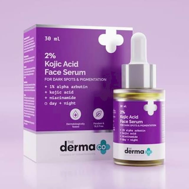 THE DERMA CO 2%KOJIC ACID FACE SERUM 30ML