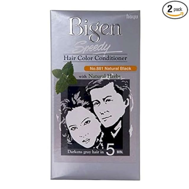 BIGEN SPEEDY HAIR COLOR  NO 881 NATURAL BLACK