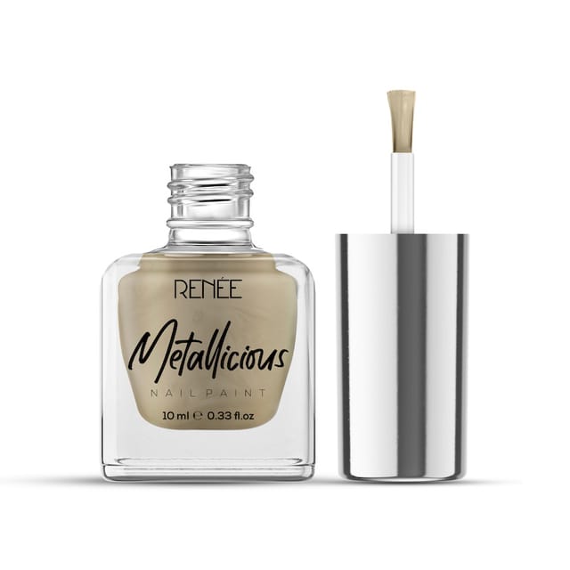 RENEE METALLICIOUS NAIL PAINT- VEGAS GOLD 10ML