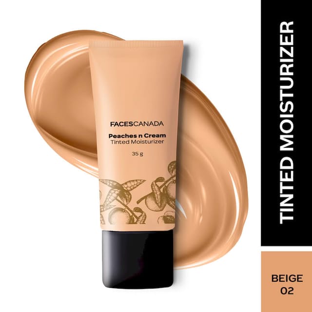 FACES PEACHES N CREAM TINTED MOISTURIZER BEIGE 02 35G