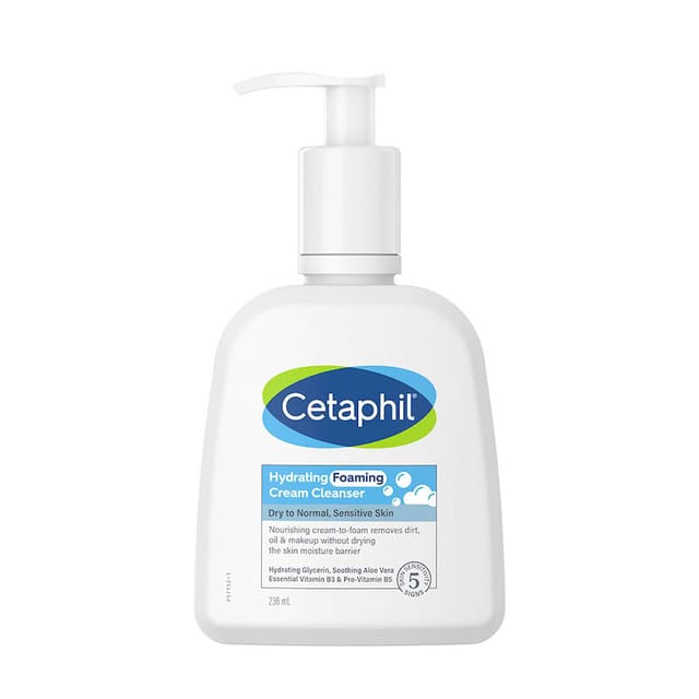 CETAPHIL HYDRATING FOAMING CREAM CLEANSER 236 ML