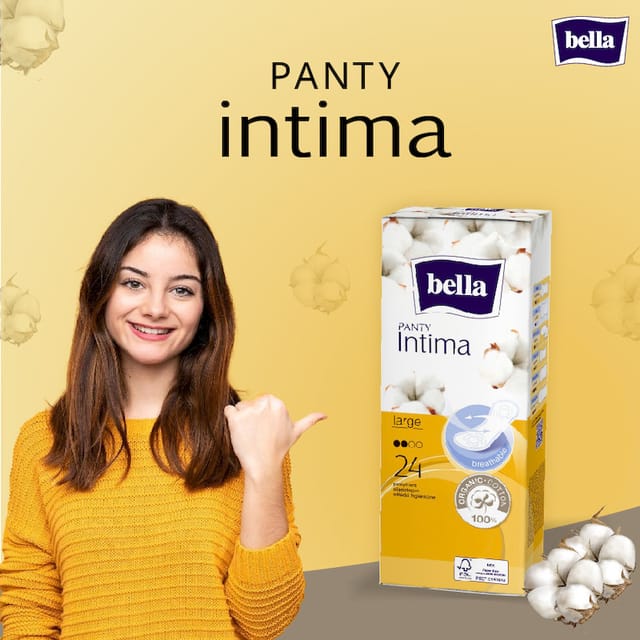 BELLA PANTY INTIMA PLUS PANTY LINERS LARGE 40 PCS