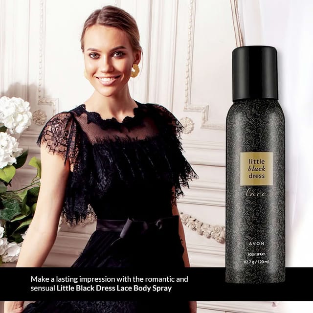 AVON LITTLE BLACK DRESS LACE BODY SPRAY 120ML