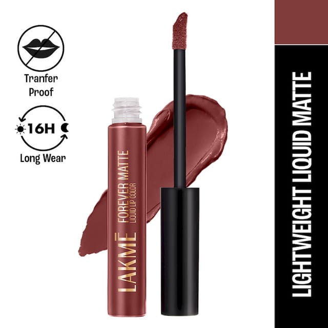 LAKME FOREVER MATTE LIQUID LIPSTICK NUDE DREAM 5.6ML