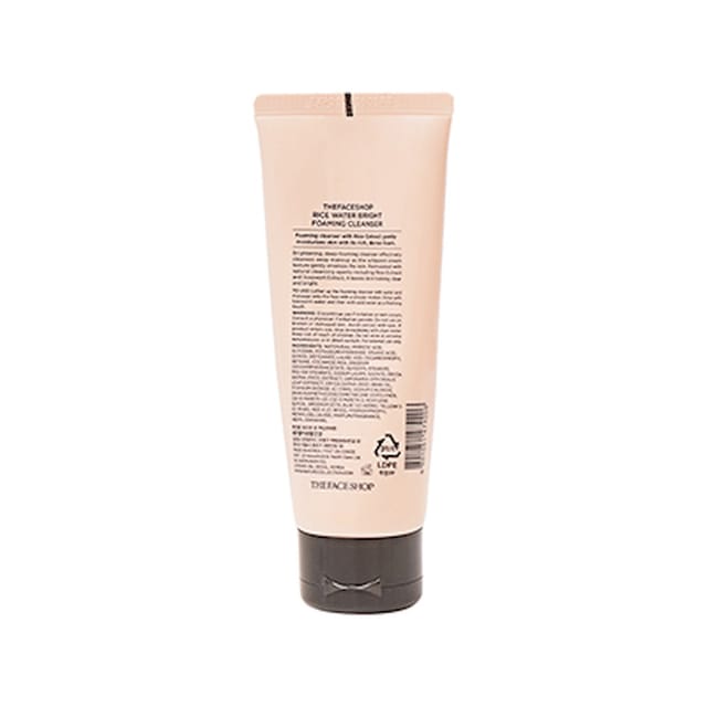 THE FACE SHOP RICE WATER BRIGHT FOAMING CLEANSER 100ML