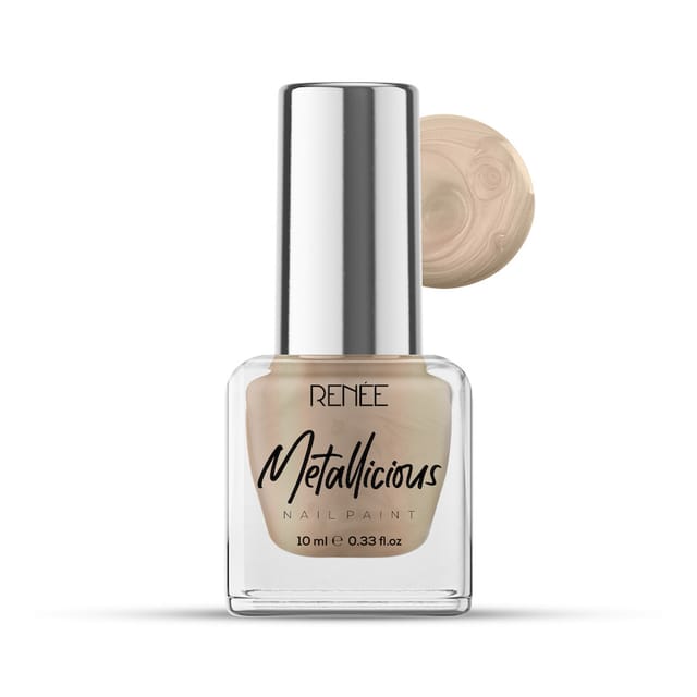RENEE METALLICIOUS NAIL PAINT- GOLD BRASS 10ML