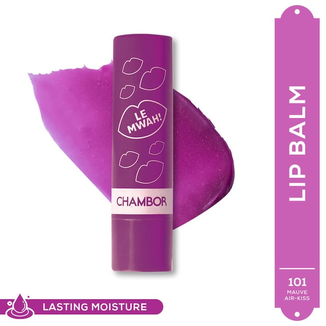 CHAMBOR LE MWAH! TINTED LIP BALM-101 - MAUVE AIR-KISS