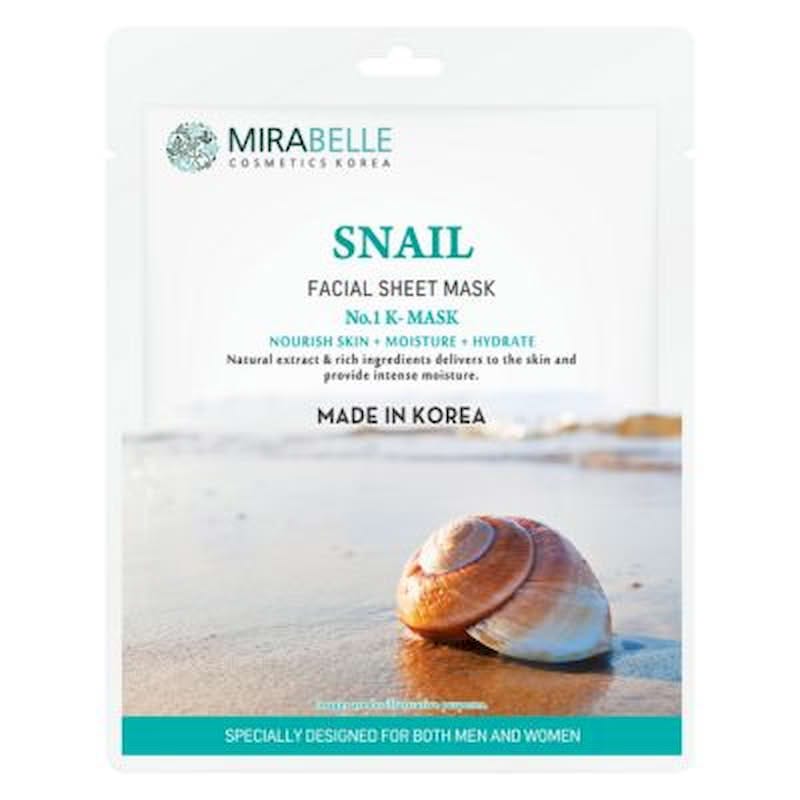 MIRABELLE SNAIL FACIAL SHEET MASK
