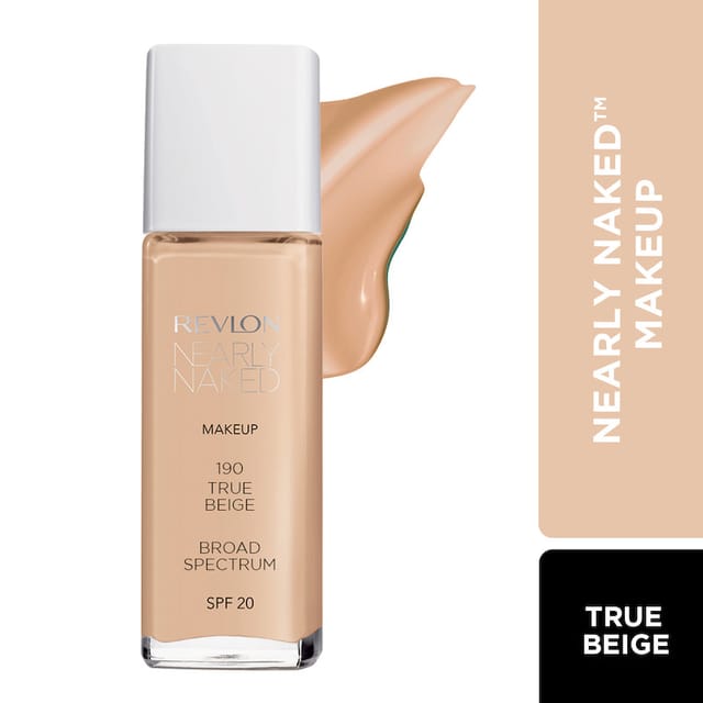 REVLON TRUE BEIGE NEARLY NAKED MAKEUP SPF20