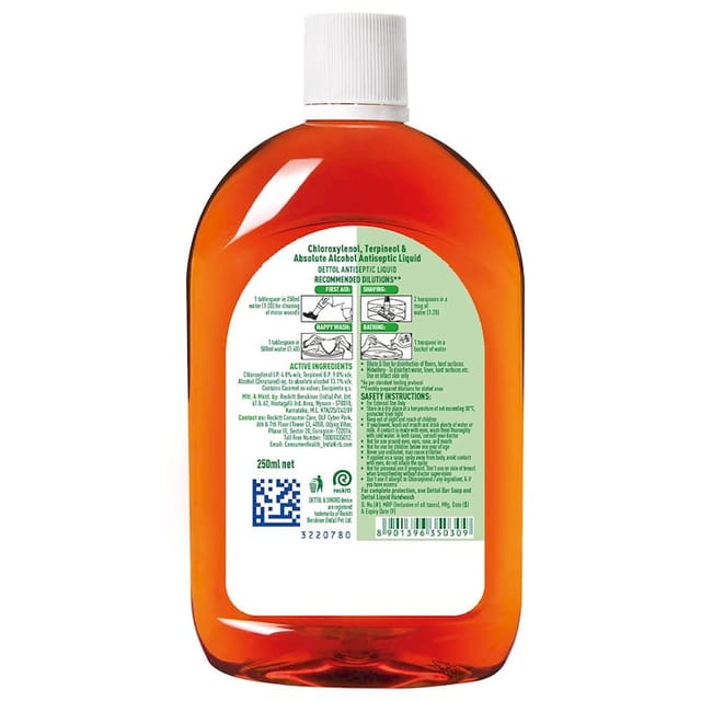 DETTOL ANTISEPTIC LIQUID 250 ML