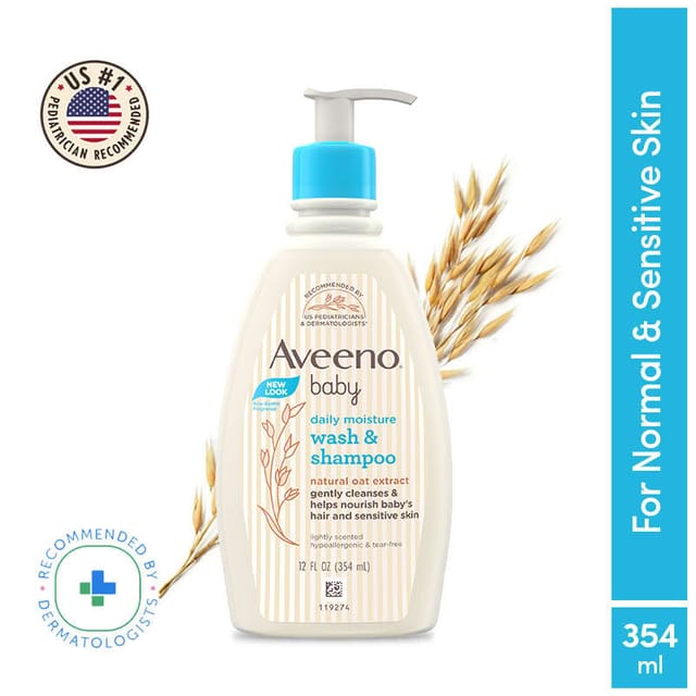 AVEENO BABY DAILY MOIST BATH 354ML