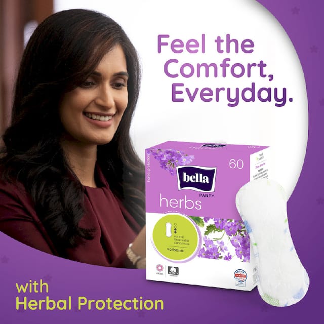 BELLA SANITARY PADS ULTRA HERBS VERBENA  PACK OF 60