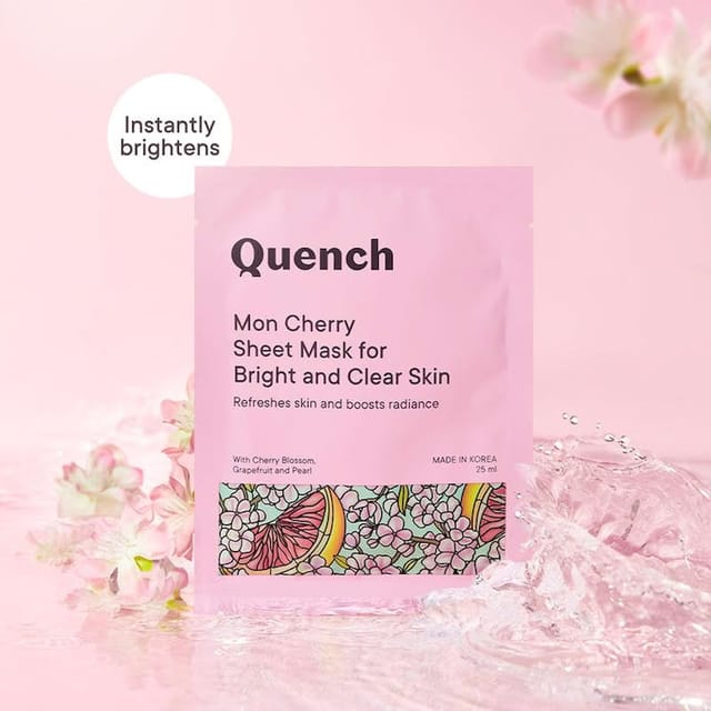 QUENCH MAMA CHERRY SHEET MASK 1S
