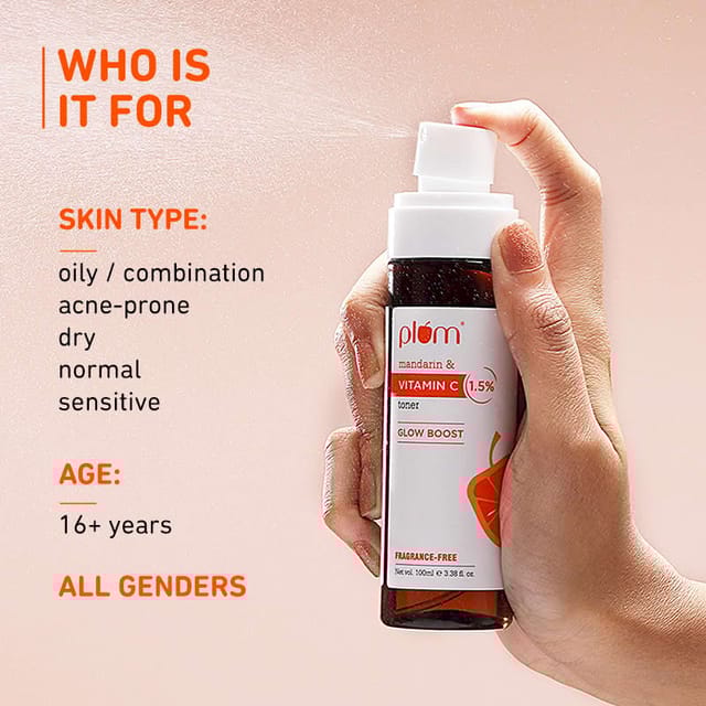 PLUM MANDARIN & VITAMIN C 1% TONER (150ML)