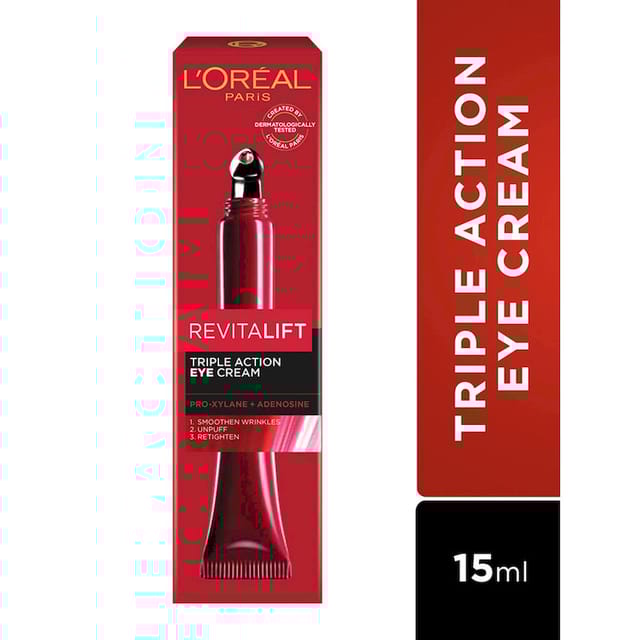LOREAL PARIS REVITALIFT TRIPLE ACTION EYE CREAM 15ML