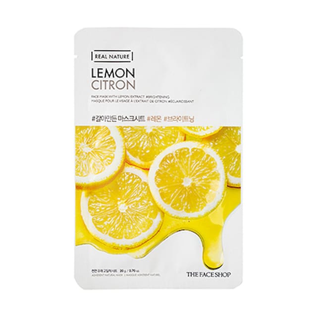 TFS REAL NATURE.LEMON FACE MASK 20G