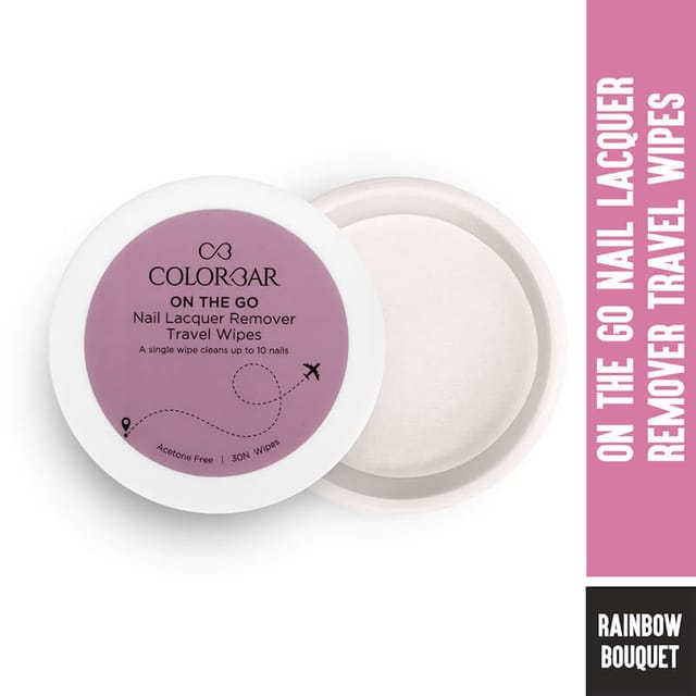COLORBAR REMOVER TRVLWIPES 07RAINBWBOUQT