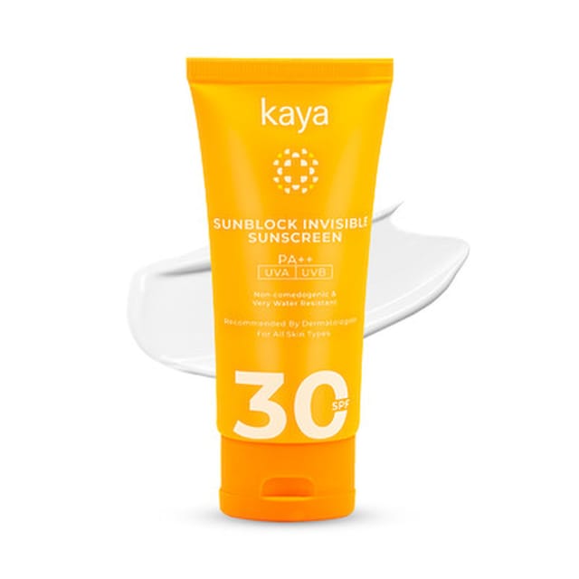 KAYA SUNBLOCK INVISIBLE SUNSCREEN 50ML