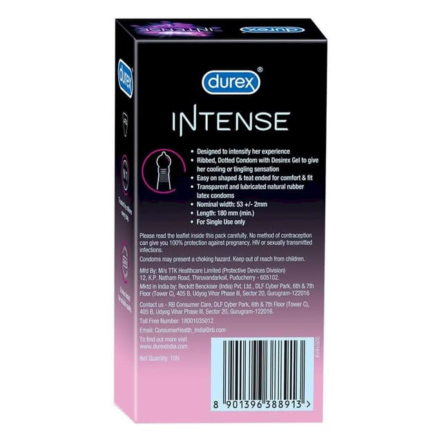 DUREX  INTENSE 10S