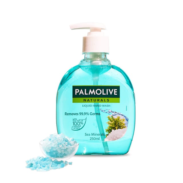 PALMOLIVE LIQUID HANDWASH PUMP SEA MINERAL 250ML