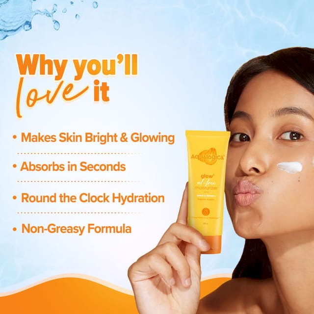 AQUALOGICA GLOW+ OIL FREE MOISTURIZER 100 GM