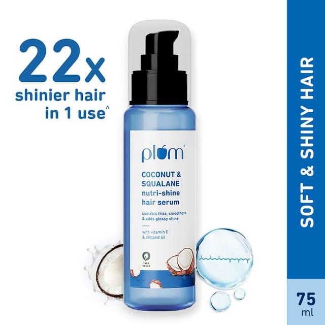 PLUM COCONUT & SQUALANE NUTRI-SHINE HAIR SERUM 75ML