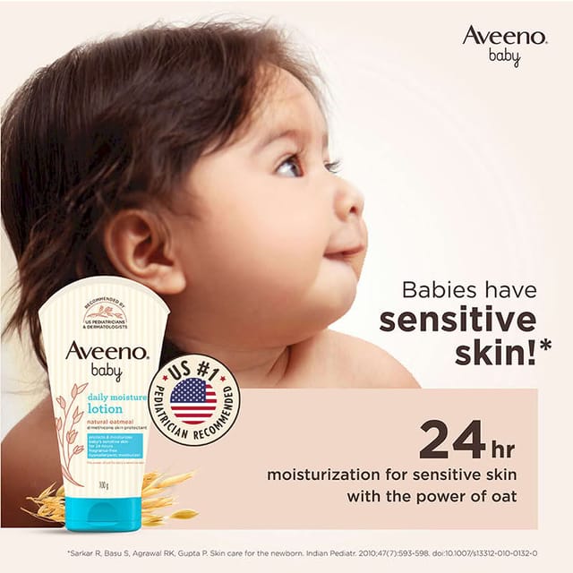 AVEENO BABY DAILY MOISTURE LOTION 100G