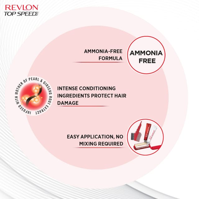 REVLON HAIR COLOUR TOPSPEED  NATURAL BLACK 7M