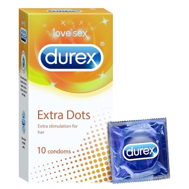 DUREX EXTRA DOTS 10S
