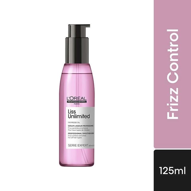 LOREAL PROFESSIONNEL LISS UNLIMITED PRE ROSE OIL SERUM - 125ML 125ML