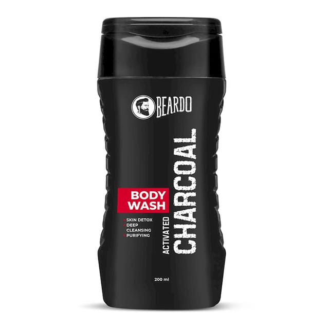 BEARDO CHARCOAL BODY WASH 200ML