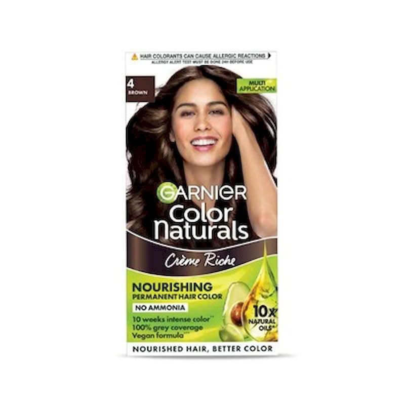 GARNIER COLOR NATURALS HAIR COLOUR CREAM BROWN 4