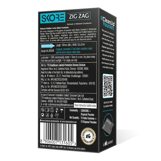 SKORE CHAMPION ZIG ZAG 10'S PCK