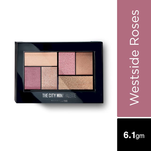 MAYBELLINE NEW YORK THE CITY MINI EYESHADOW PALETTE WESTSIDE ROSES 6.1GM