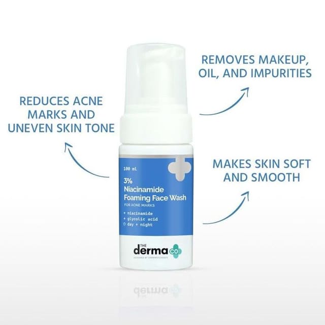 THE DERMA CO 3% NIACINAMIDE FOAM FW100M