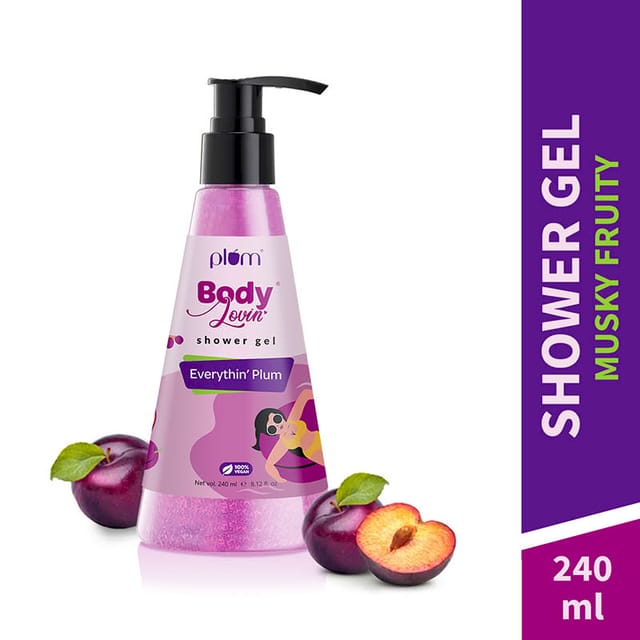 PLUM BODYLOVIN' EVERYTHIN' PLUM SHOWER GEL 240ML