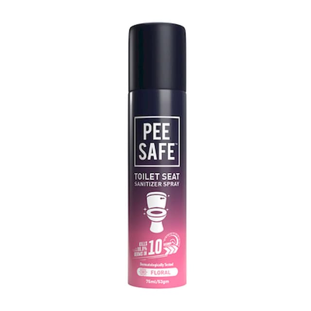 PEE SAFE TOILET SEAT SANITIZER SPRAY 75M