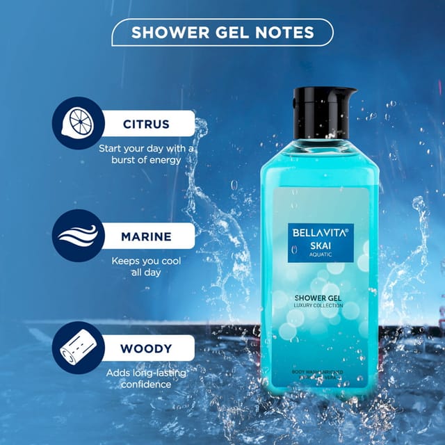 BELLAVITA SKAI AQUATIC SHOWER GEL 250 ML